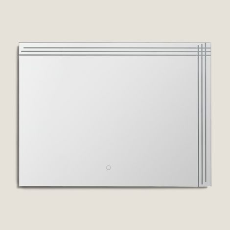 LED-Spiegel mit Licht 60x80 cm Dinklage 6000K Kaltweiß