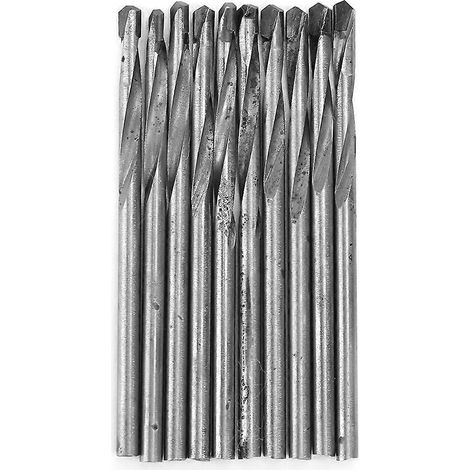 10 Stück Hartmetall-Spiralbohrer mit geradem Schaft für Holz, Kunststoff und Metall, 6,8 mm