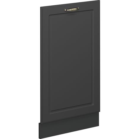 Geschirrspülblende Fame-Line, Anthrazit-Gold Landhaus, 45 cm ohne Arbeitsplatte, Vicco