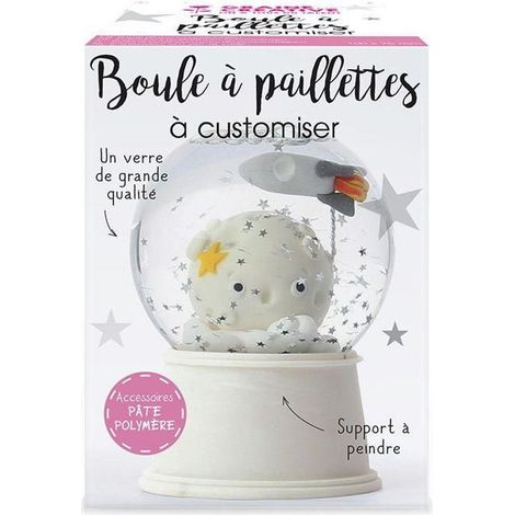 Boule à neige - GENERIQUE - 8 cm - Verre de haute qualité - Décoration intérieure - Paillettes incluses (1/3)