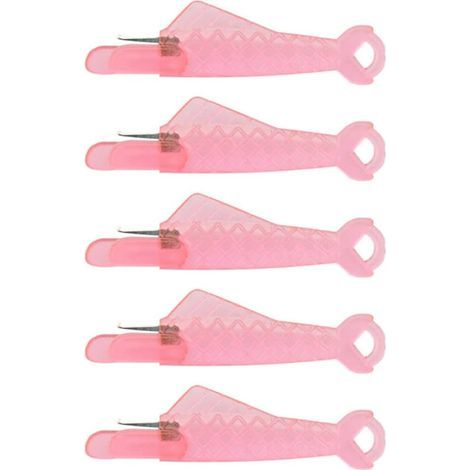 CCYKXA Sewing Machine Needle Threader, 5-Piece Plastic Needle Threader Set for Sewing, DIY Plastic Threader, Sewing Needle Threader for Sewing, Sewing Needle Threader