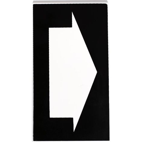 Logo flèche Blanche Modulotext - 4361611