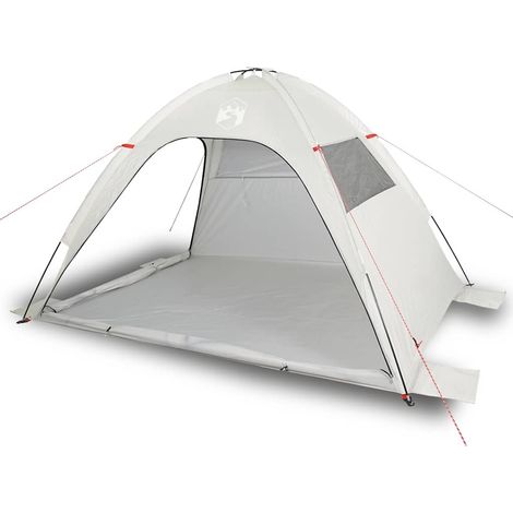 vidaXL Tienda de playa impermeable gris (1/2)