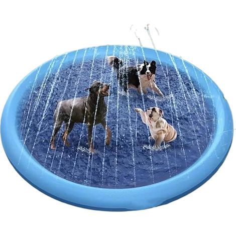 Tapis d'Éclaboussures pour Chiens - Tapis de Jeu pour Piscine - Jouet (1/5)