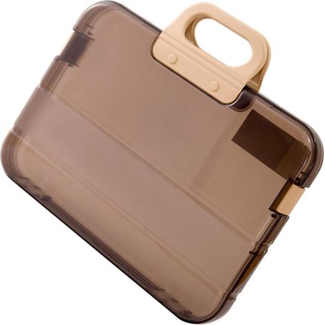 Aktenbox aus Kunststoff mit Transparenter Oberfläche und (1/5)
