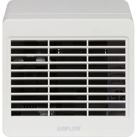 Airflow muro Loovent aspiratore, 30 W, 230 V, bianco, 100 mm (1/4)