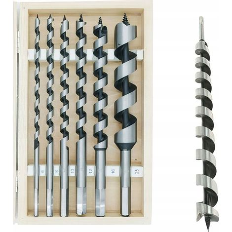 Brocas hexagonales para madera de 230 mm (6-25 mm) Kraft&Dele (1/5)