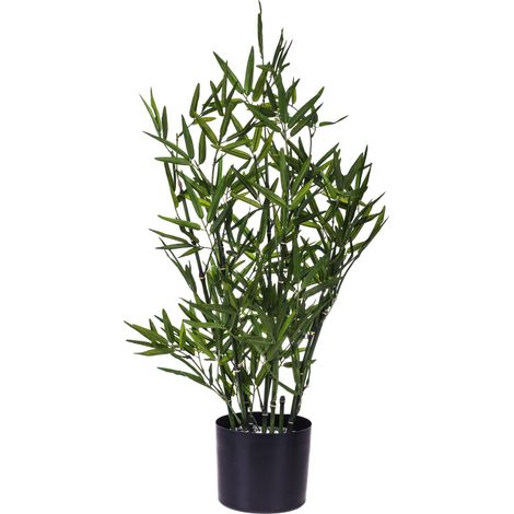 Pianta Artificiale Mini Bamboo con Vaso H 76 cm (1/5)
