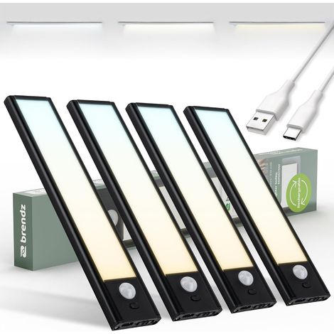Bande lumineuse LED rechargeable USB-C, 3 températures de couleur (1/5)