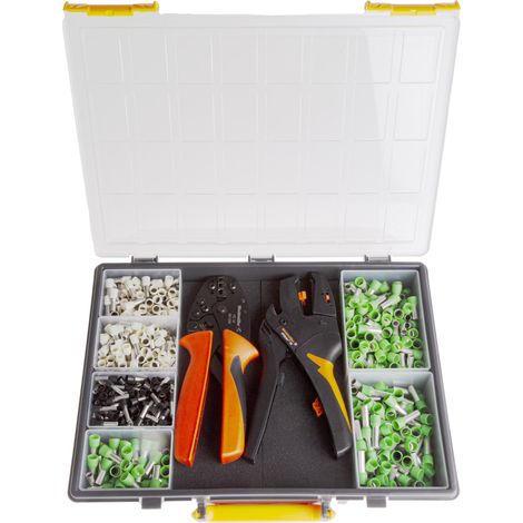 Embouts de câbles Weidmuller, CRIMP-SET PZ 16 avec Embouts d'extrémité de fil 6 16 mm² ( Prix pour 1 )