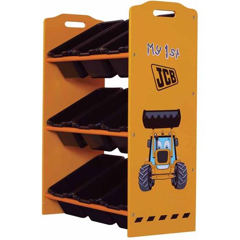 JCB 9 BIN/TOY BOX STORAGE UNIT