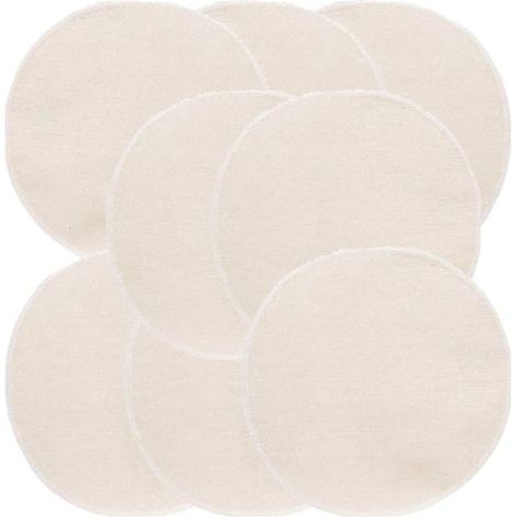 Tapis À Vapeur - Tissu Coton Naturel - Pour Cuiseur À Vapeur Et Wok - Diamètre 32 Cm - Lot De 10 Pièces (1/5)