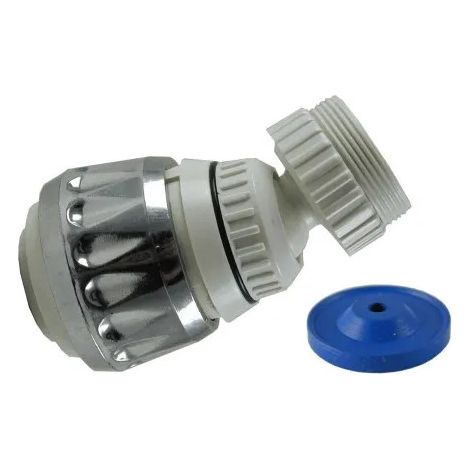 Mousseur brise jet orientable double jet, 6L / minute, F22x100 et M24x100