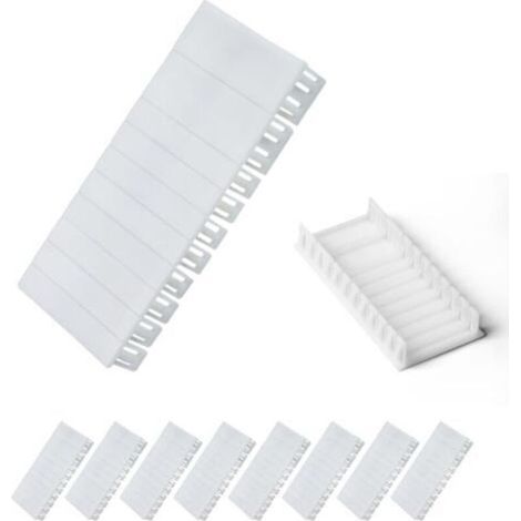 Lot de 10 caches modulaires pour coffret électrique – Cache aveugle pour tableau de distribution (1/5)