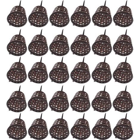 Outil De Bonsaï avec Couvercle, Bonsaï avec Couvercle Boîte D'engrais, 30 pcs Boîte Engrais Organique Epandeur Plastique pour Panier Rangement pour Plantes en Pot (1/5)