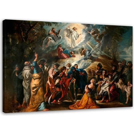 Tableau sur toile REPRODUCTION La Transfiguration - Rubens 100x70 (1/5)
