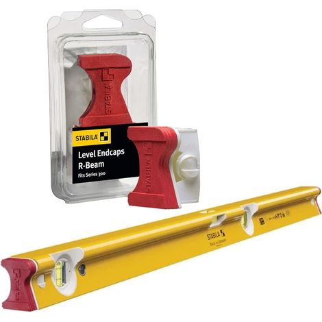 Stabila STBRTYPE60 R-Type 60cm Builders Pro Spirit Level + Replacement EndCap (1/5)
