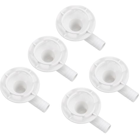5Pcs Raccord de tuyau de vidange pour climatiseur 40mm Blanc (1/5)