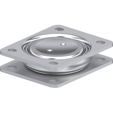 [NEUWERTIG] B-Ware Blickle Drehkranz Stahlblech Drehlager Plattengröße 140 X 110 Mm Dk Luh 3