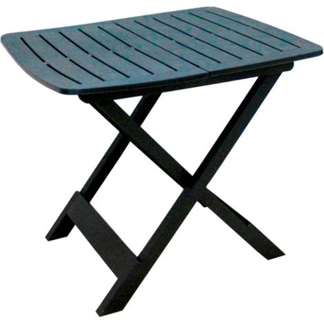 MESA PLEGABLE TEVERE 79x72 CM ANTRACITA (1/4)
