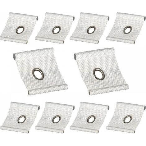 10 pièces Œillets de Passepoil Universels,Crochets pour Auvent,œillets de Canal pour Auvents de Caravane,Pièces et Accessoires (1/5)