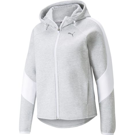 Puma Evostripe Damen-Hoodie grau 84707304 r S