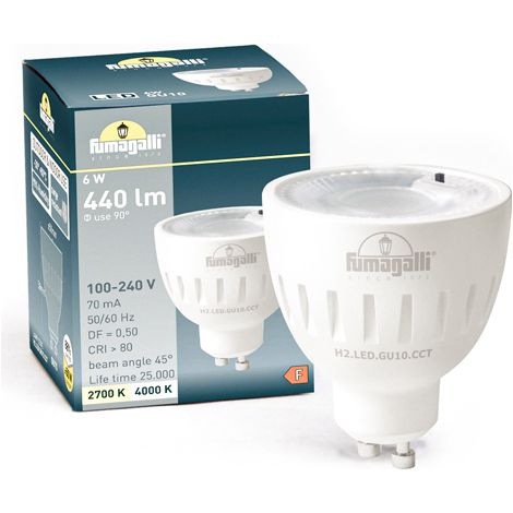 GU10 LED-Leuchtmittel - 6W - CCT - Fumagalli