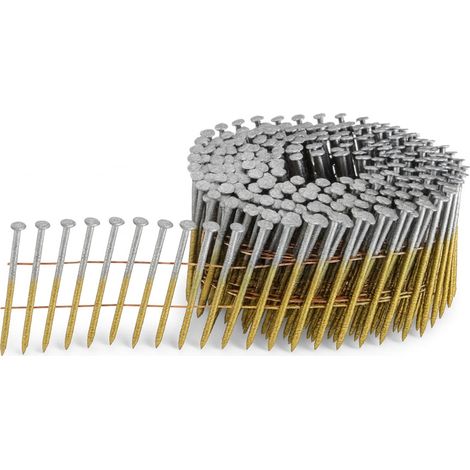 Pointes annelées 16° COILS 25/27 D. 2,5/2,7 x 64 mm - 16F25642 Alsafix