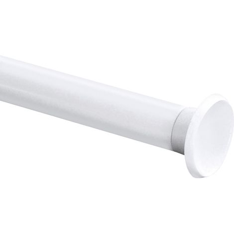 barre de douche blanc ø 20 mm - 75 à 215 cm - barre jb2152002