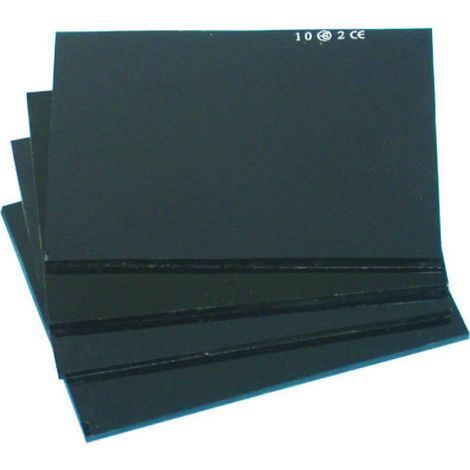 Vetri per maschere di protezione inattinici DIN11 - 75x98 mm - 10 pz