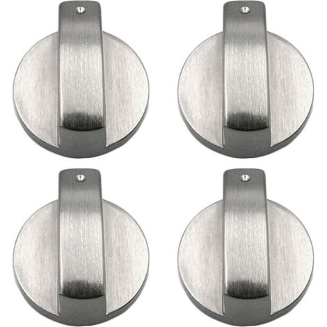 4 pièces bouton cuisinière boutons de cuisinière à gaz boutons de cuisinière à gaz en métal bouton de cuisinière à gaz contrôle boutons de cuisinière en métal pour cuisine 6mm (1/5)