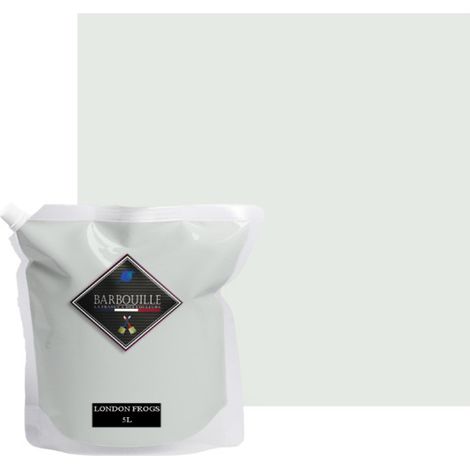 Peinture acrylique mat murs et plafonds 5L Gris Chaud Clair London Frogs