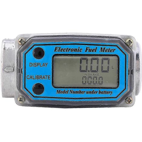 Débitmètre numérique miniature à turbine pour carburant diesel 10200 l 1" NPT CS (1/5)