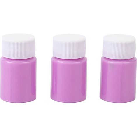 Lot de 3 peintures corporelles fluorescentes, effet phosphorescent noir, maquillage lumineux résistant à l'eau, idéal pour soirées UV (1/5)