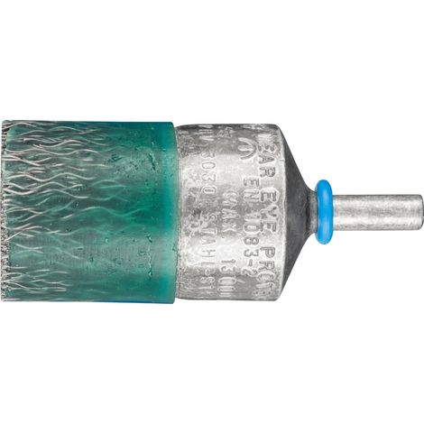 PFERD TOOLS Vulkanisierte Pinselbürste weich ungezopft PBV Ø30mm Schaft-Ø6 mm Stahl-Draht-Ø0,35 10 Stk (1/5)