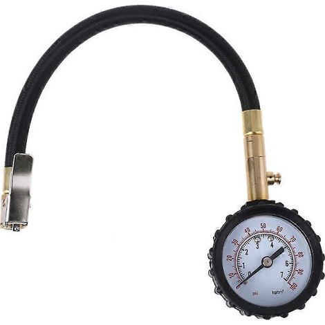 manomètre professionnel à pression de pneu rapide de 100 psi (1 pièce) (1/5)