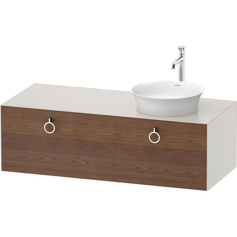Duravit Tulip blanco, mueble de baño colgado en la pared, anchura (1/2)