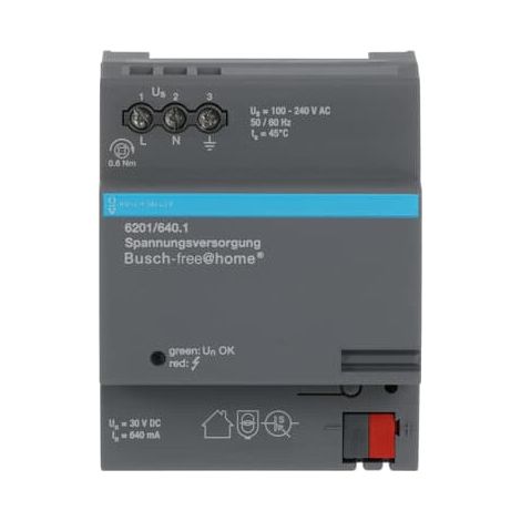 Busch-Jaeger Alimentatore, 640 mA, REG, BJE (6201/640.1), 2CKA006220A0001
