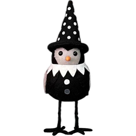 Filz-Halloween-Vogeldekorationen – leichte Dekorationen für Halloween-Partys, niedliche Foto-Requisiten für Kamine, Fensterbänke und Tafelaufsätze (1/5)
