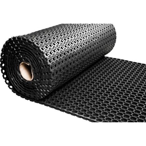 apis caillebotis caoutchouc en rouleau 100 cm – Épaisseur 23 mm – Antidérapant et absorbant – Drainage efficace pour sols humides (1/4)