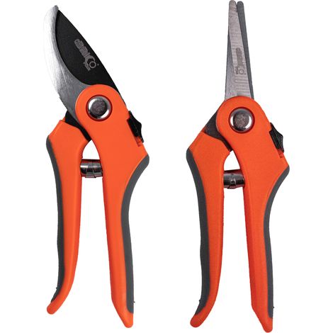 Bricoferr Kit 2 sécateurs vendange/foresterie coupe 20 cm (1/2)