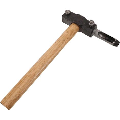 Marteau à champignons pour l'inoculation des bûches : outil d'inoculation de mycélium de champignon avec marteau à poinçonner - outil de jardin en bois pour la plantation (1/4)