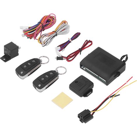 Kit Alarme Voiture 12V Démarrage Moteur à Distance Sans Clé, Sécurité Antivol Universel, Système de Démarrage/Arrêt pour Véhicule Essence (1/5)