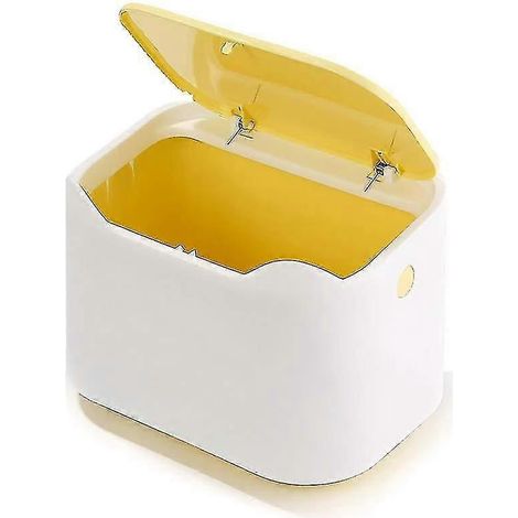 Petite poubelle de bureau avec couvercle (1/5)