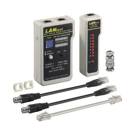 Goobay Tester Professionale RJ45 e BNC I-CT PRO-LAN - Probador de cable de red (1/3)