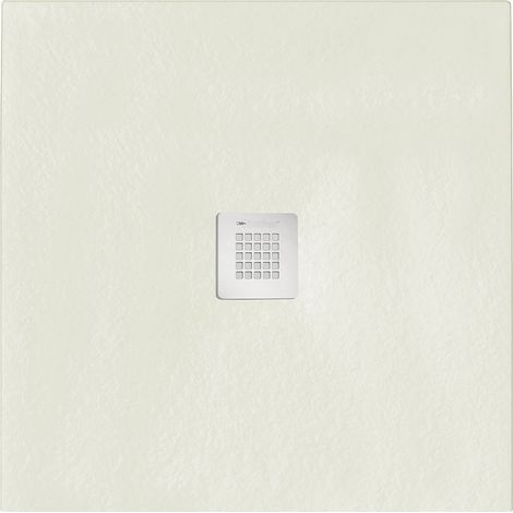 Piatto Doccia Rettangolare 70 80 90 100 120 Effetto Pietra Ultra Slim Avorio - Dimensione Piatto 100x100 (1/5)