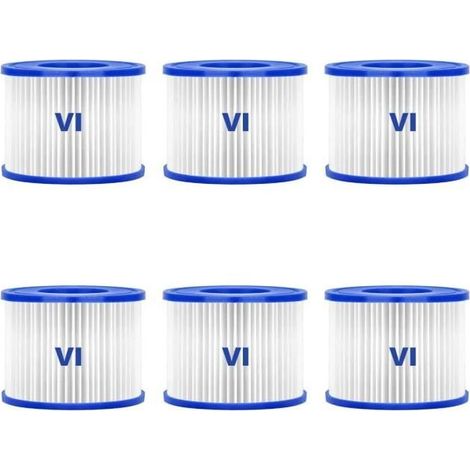 Filtre Piscine, 6 Pièces Filtre Spa Type VI pour (1/4)
