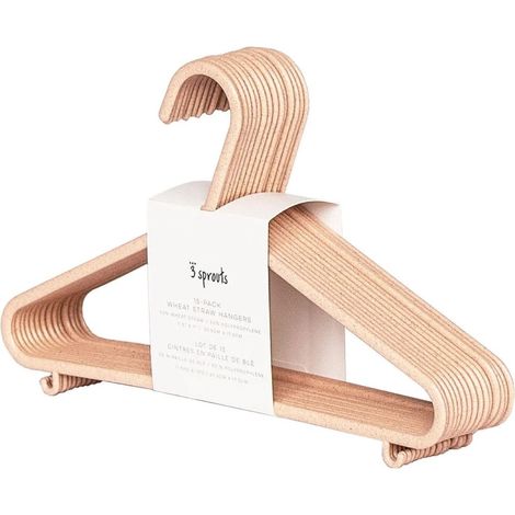 3 Sprouts - Hanger In Wheat Straw 15 pcs Rosa