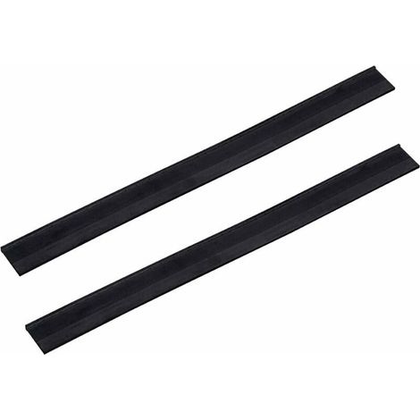 Lames de nettoyage de vitres de rechange pour aspirateur de vitres 2 pièces 280mm raclette caoutchouc accessoire recharge remplacement pour Karcher WV2 WV5 (1/4)