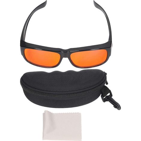 Blaulichtfilterbrille 400–500 nm, UV-beständig, Antistrahlungsbrille für Computerspieler zum Lesen
